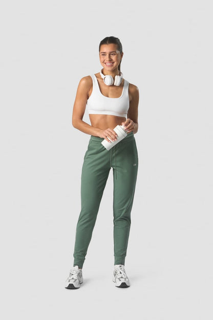 activity pants wmn dark sage green