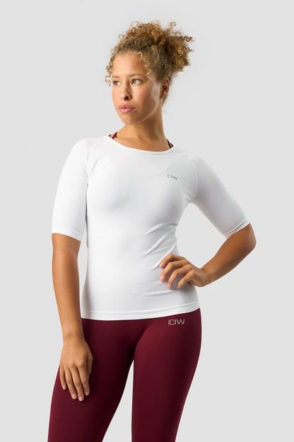 everyday seamless t-shirt mid sleeve white