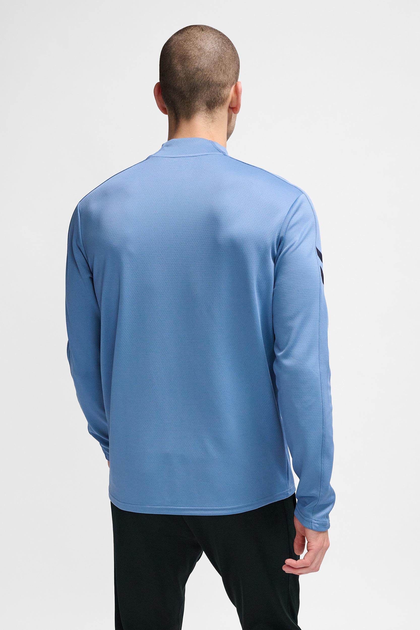 HUMMEL - Hmlactive Pl Half Zip - Coronet Blue