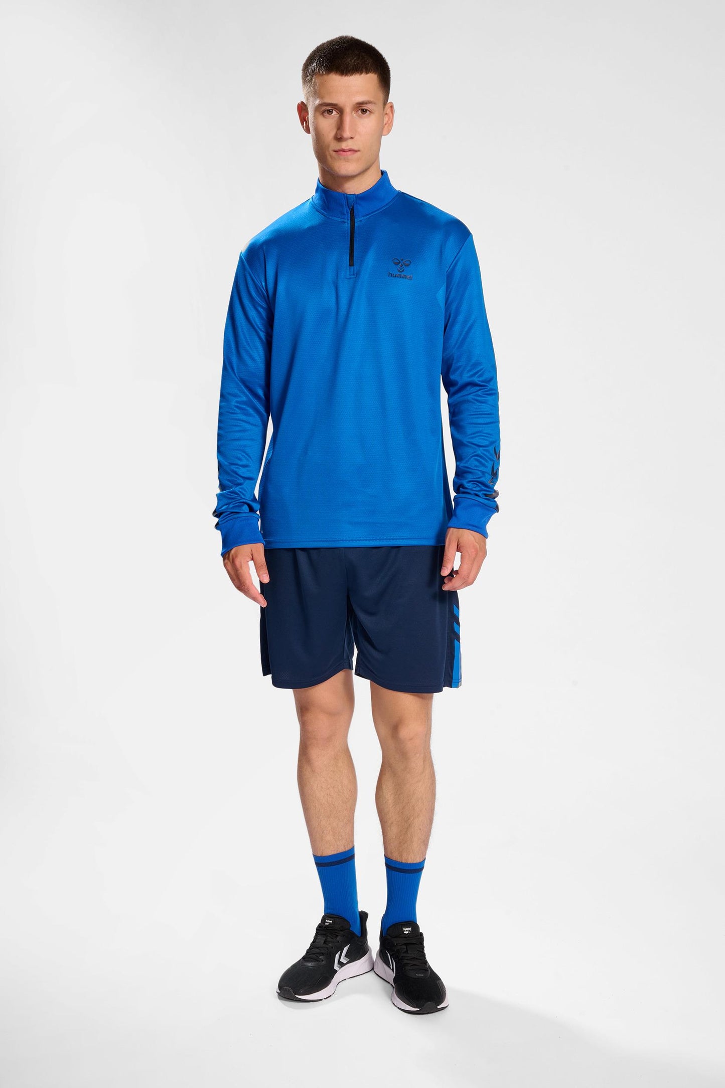 HUMMEL - Hmlactive Pl Half Zip - Princess Blue