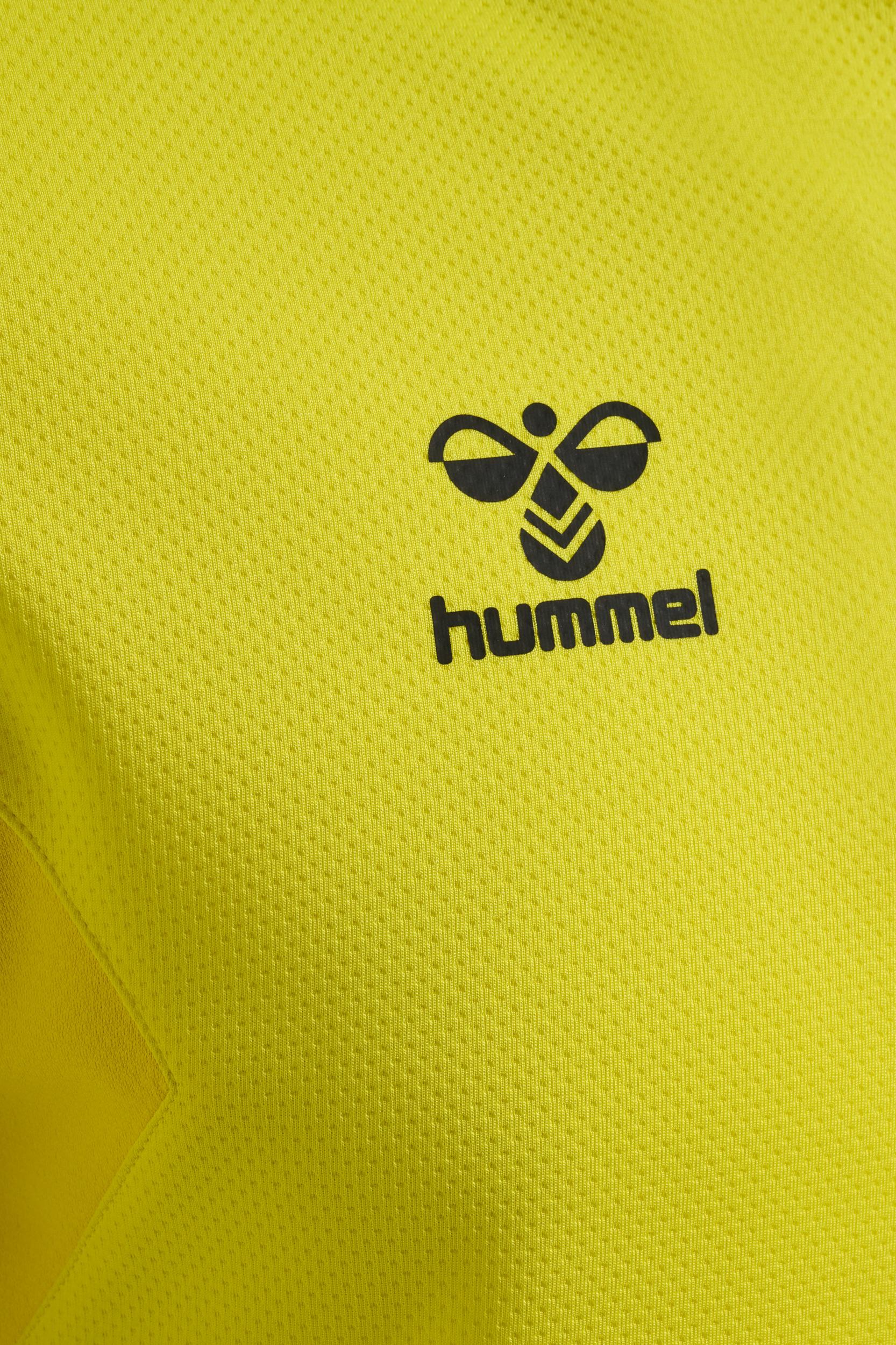 HUMMEL - Hmlauthentic Half Zip Sweat - Blazing Yellow