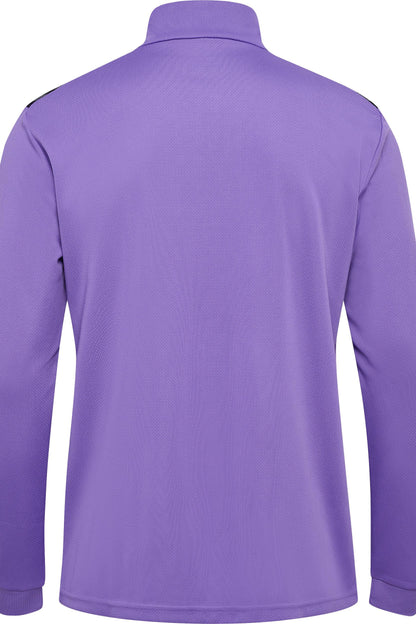 HUMMEL - Hmlauthentic Half Zip Sweat - Dahlia Purple/asphalt