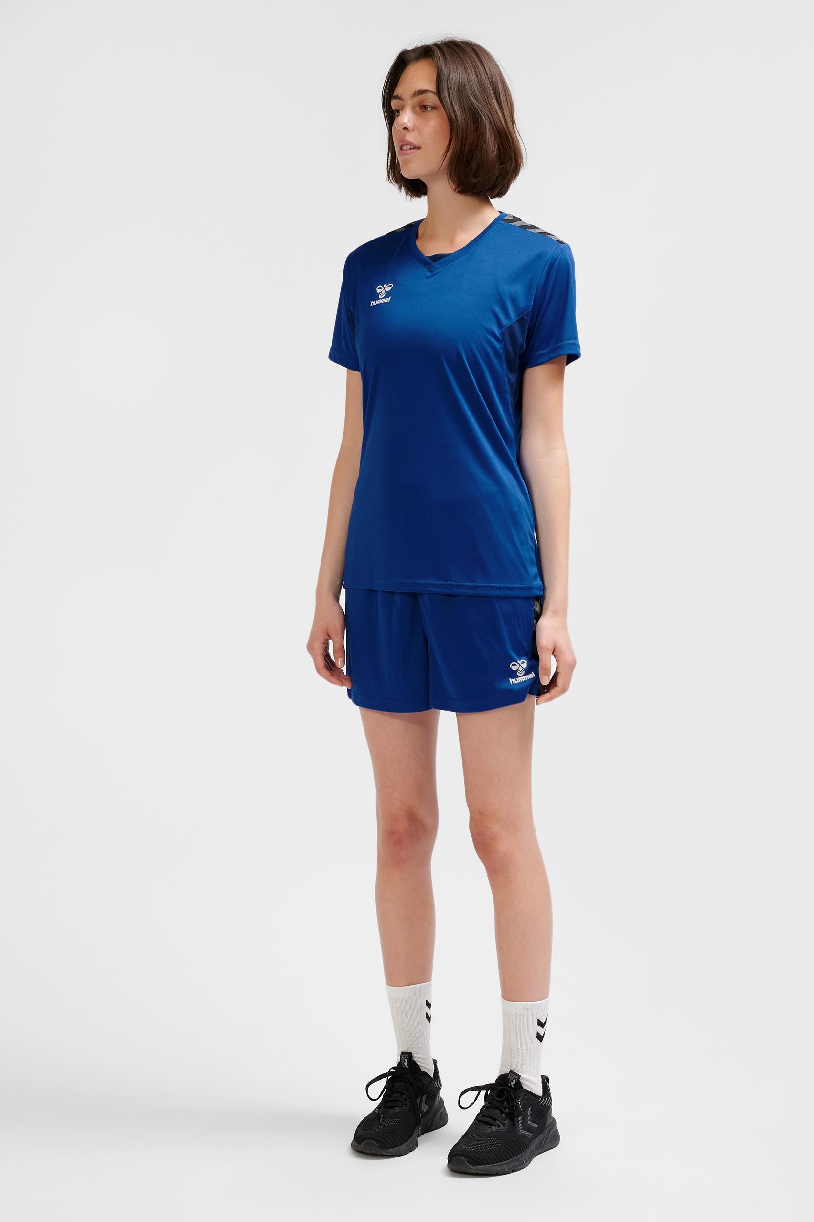 HUMMEL - Hmlauthentic Pl Jersey S/s Woman - True Blue