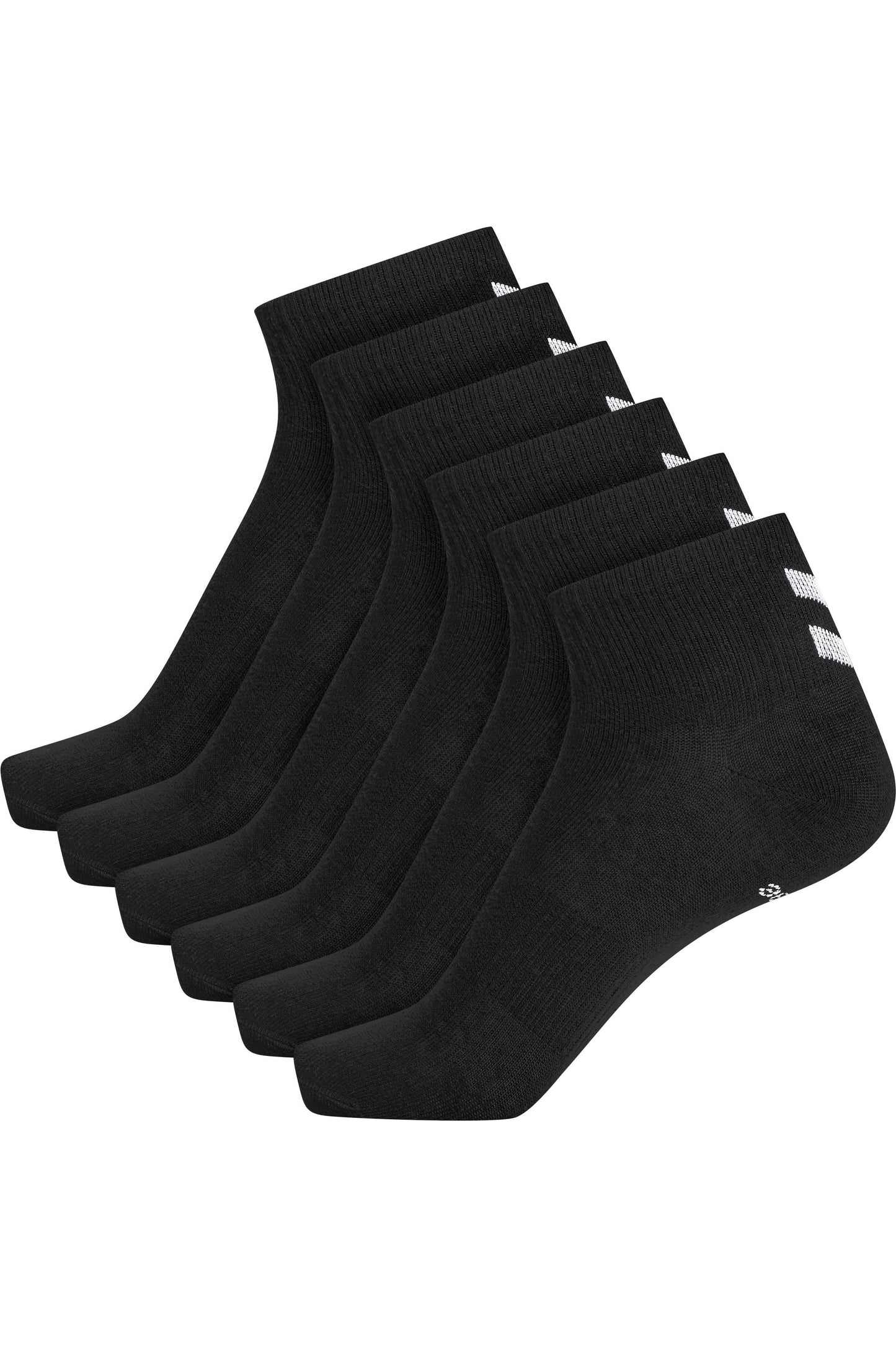 HUMMEL - Hmlchevron 6-pack  Mid Cut Socks - Black