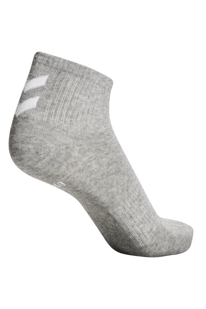 HUMMEL - Hmlchevron 6-pack  Mid Cut Socks - Black/white/grey