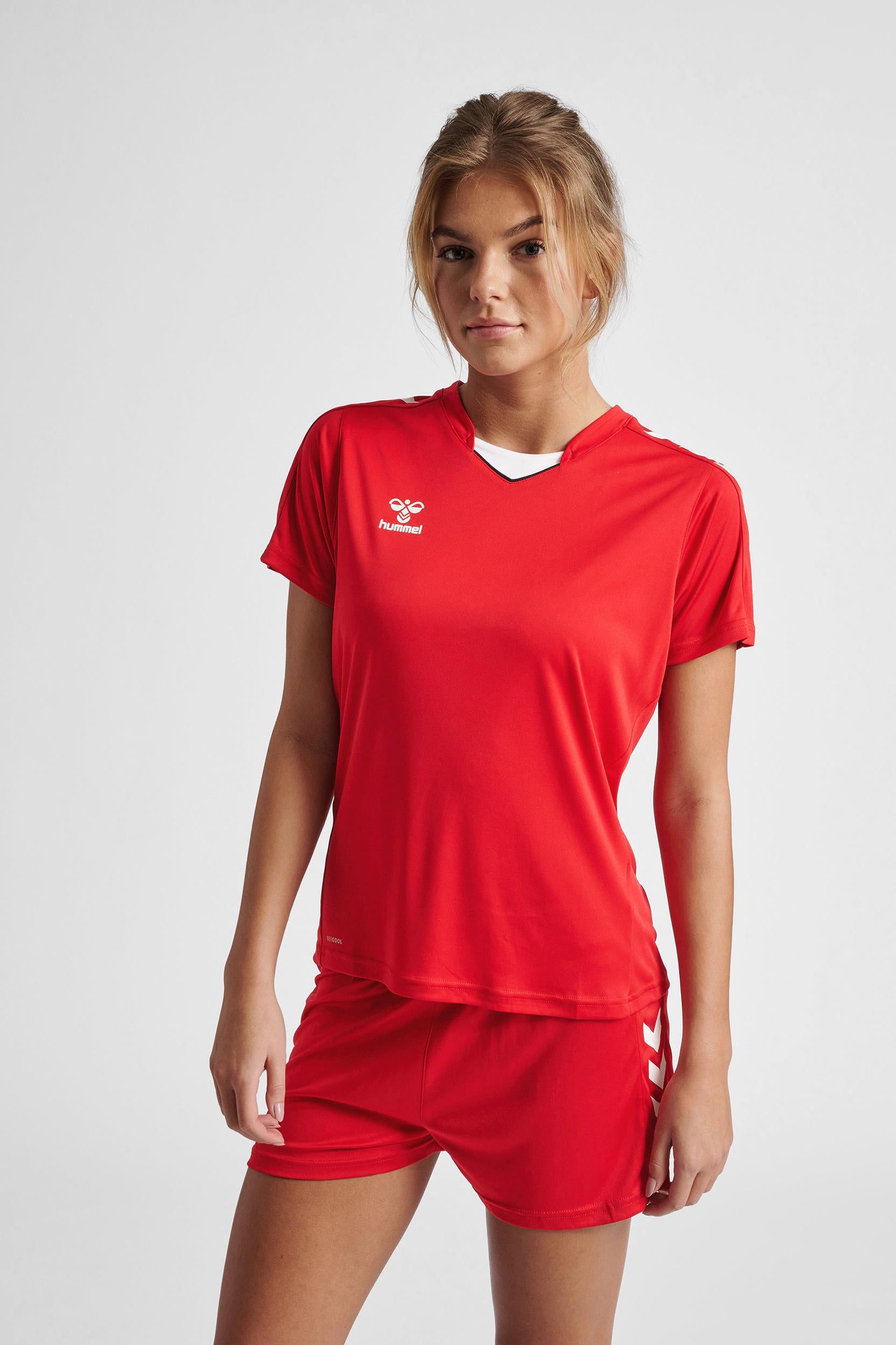 HUMMEL - Hmlcore Xk Poly Jersey S/s Woman - True Red