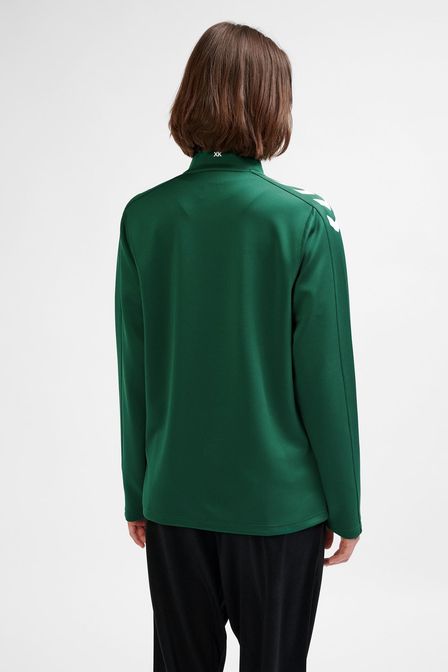 HUMMEL - Hmlcore Xk Poly Zip Sweat Woman - Evergreen