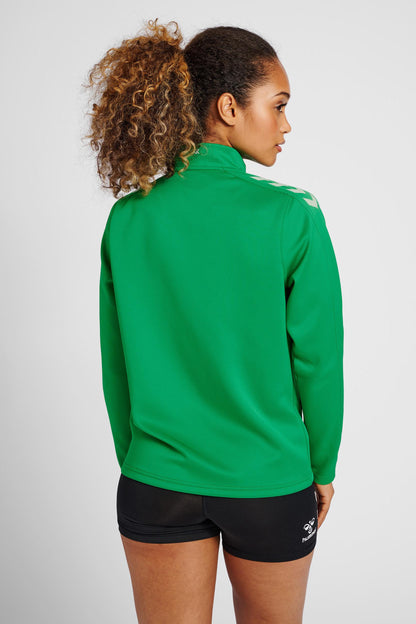 HUMMEL - Hmlcore Xk Poly Zip Sweat Woman - Jelly Bean