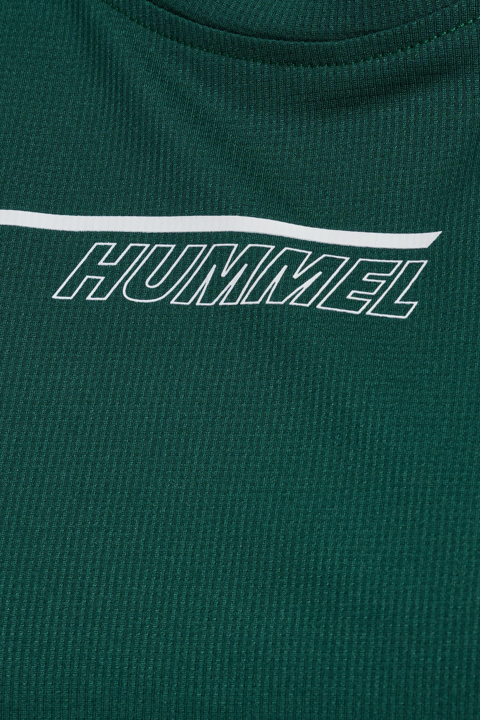 HUMMEL - Hmlcourt Light Weight T-shirt W - Rain Forest