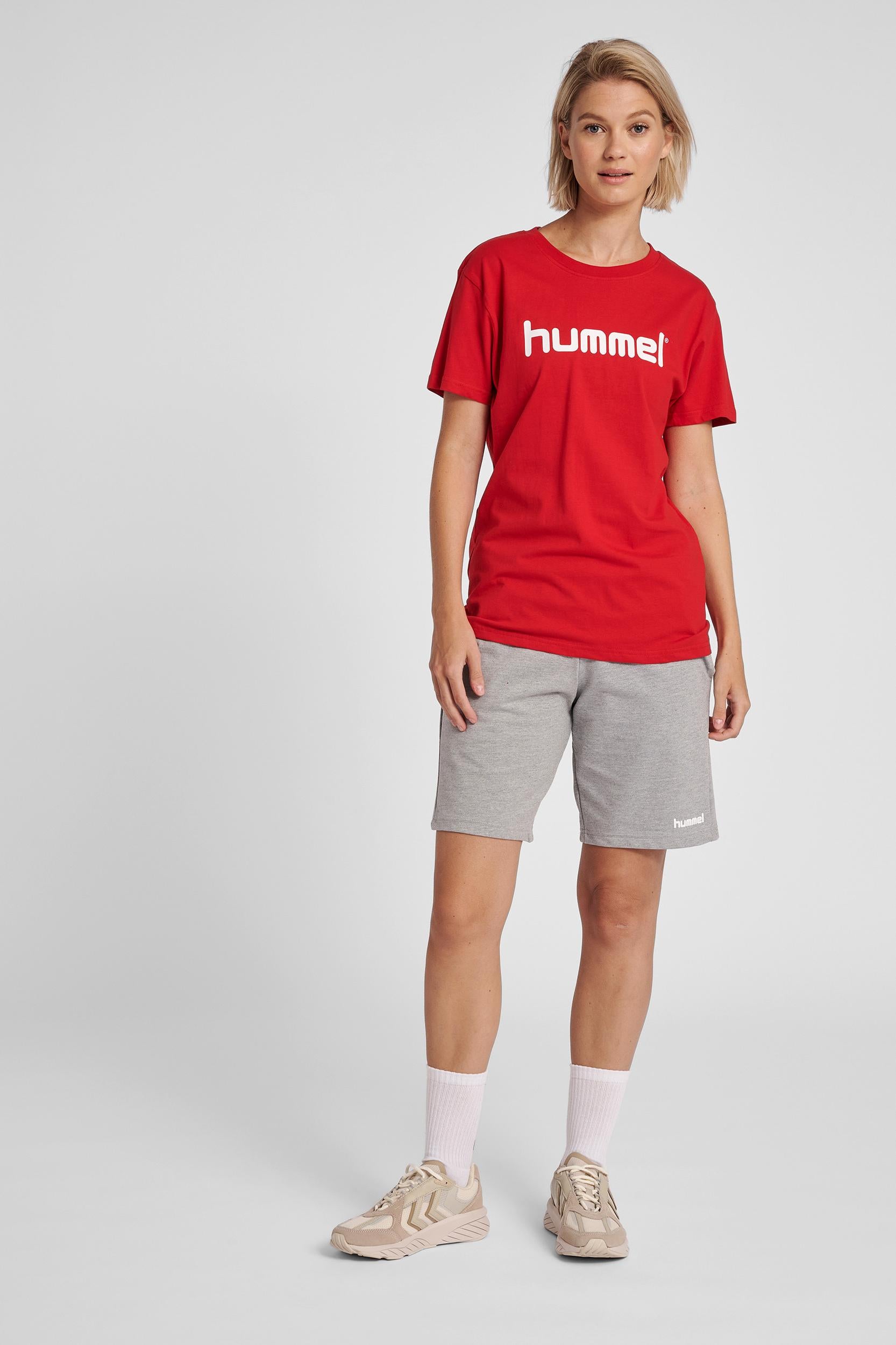 HUMMEL - Hmlgo Cotton Logo T-shirt Woman S/s - True Red