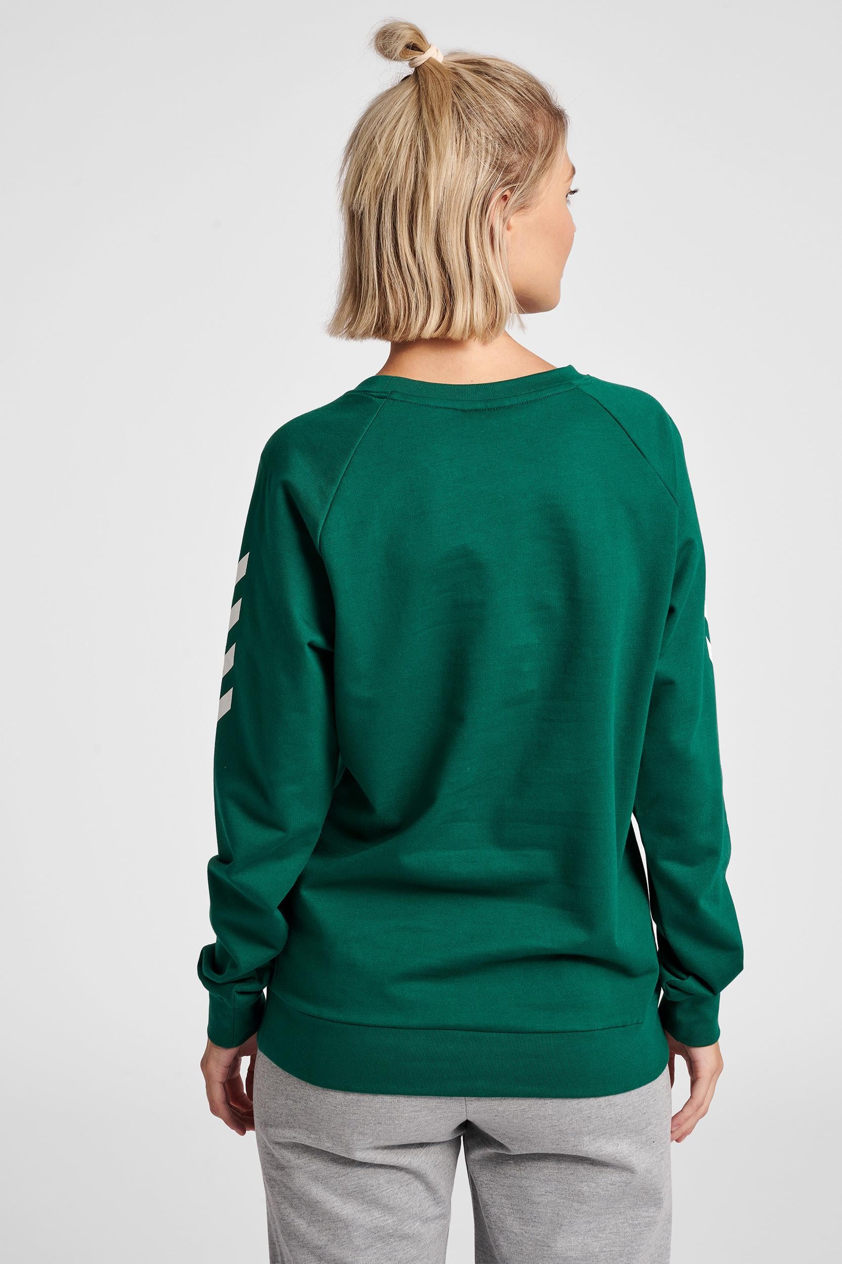 HUMMEL - Hmlgo Cotton Sweatshirt Woman - Evergreen