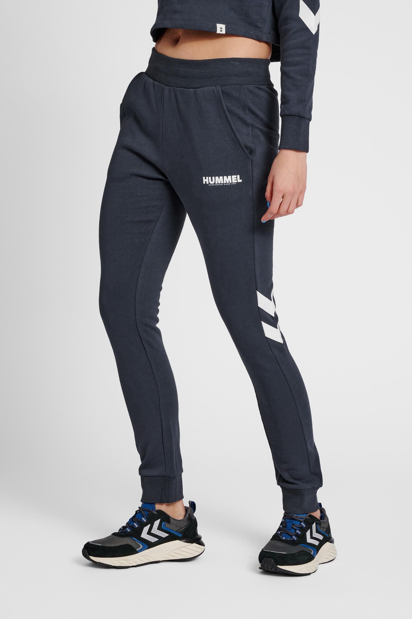 HUMMEL - Hmllegacy Woman Tapered Pants - Blue Nights