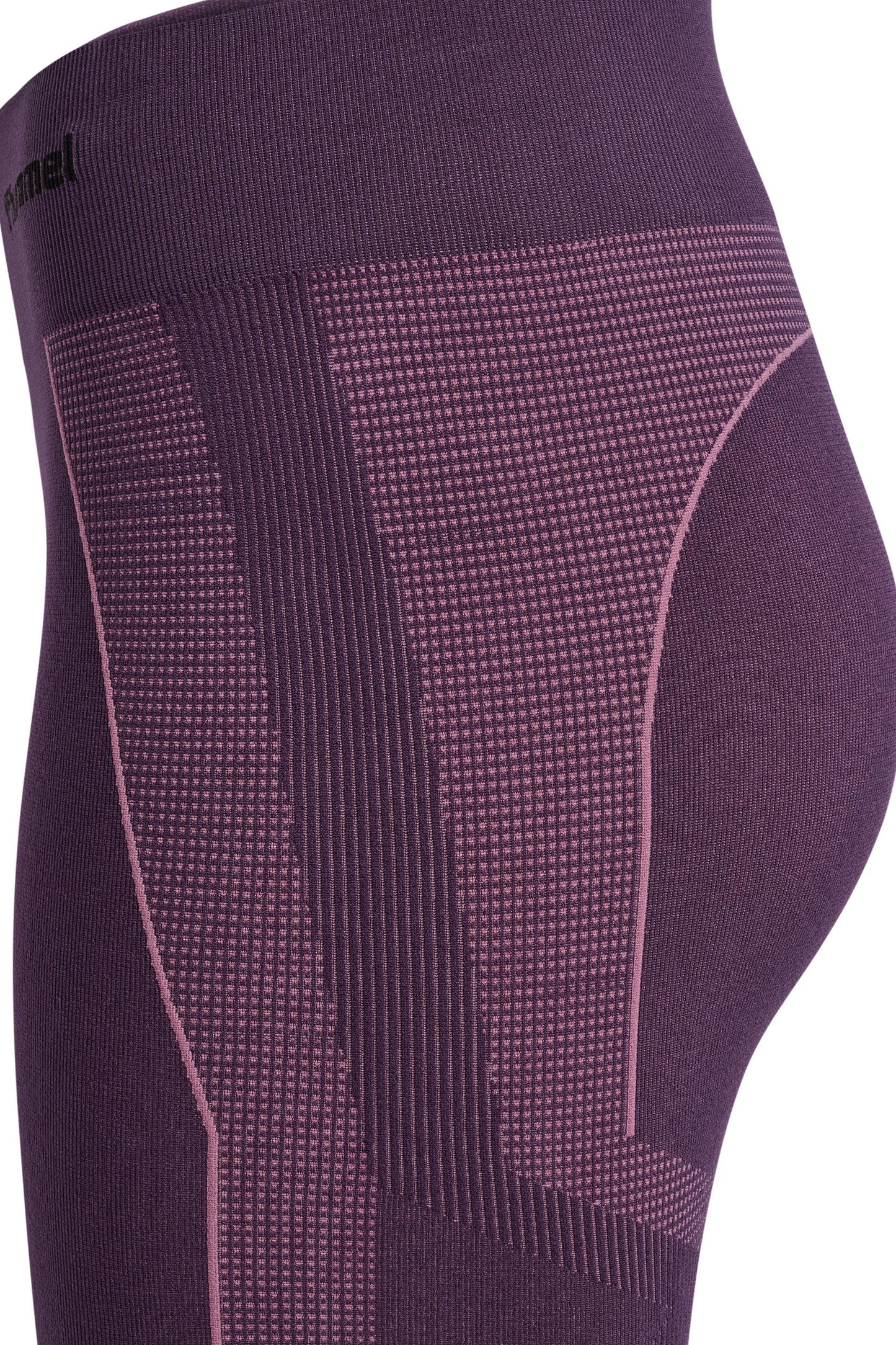 HUMMEL - Hmlmt Power Seamless Mw Tights - Plum Perfect