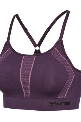 HUMMEL - Hmlmt Power Seamless Sports Bra - Plum Perfect