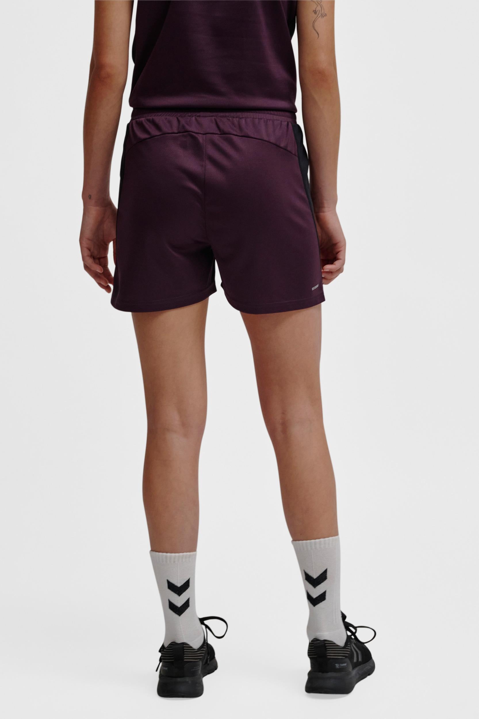 HUMMEL - Hmlmulti Pl Shorts Woman - Plum Perfect