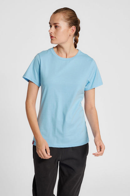 HUMMEL - Hmlred Basic T-shirt S/s Woman - Blue Bell