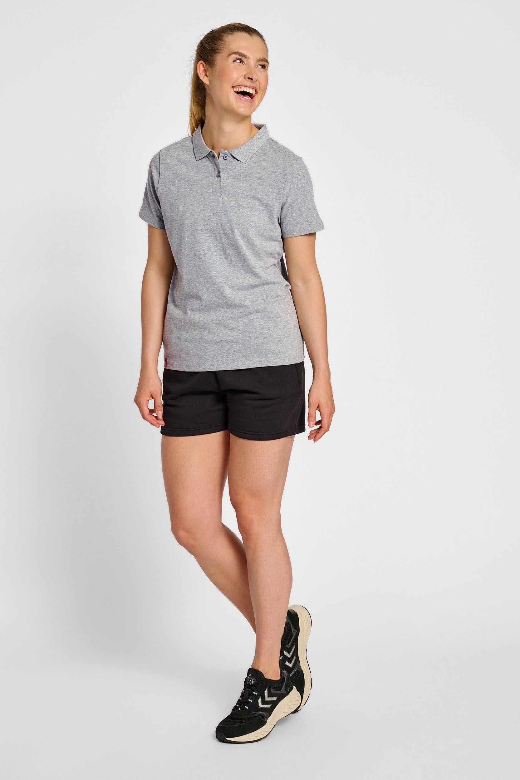 HUMMEL - Hmlred Classic Polo Woman - Grey Melange