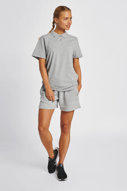 HUMMEL - Hmlred Stretch Polo Woman - Grey Melange