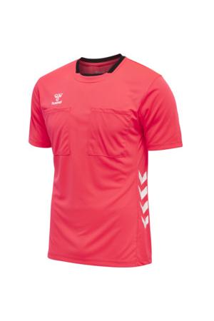 HUMMEL - Hmlreferee Chevron Jersey S/s - Diva Pink