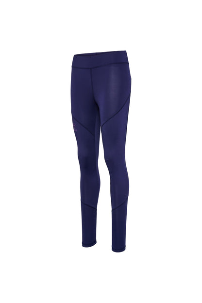 HUMMEL - Hmlstaltic Hw Poly Tights Woman - Marine/paisley Purple