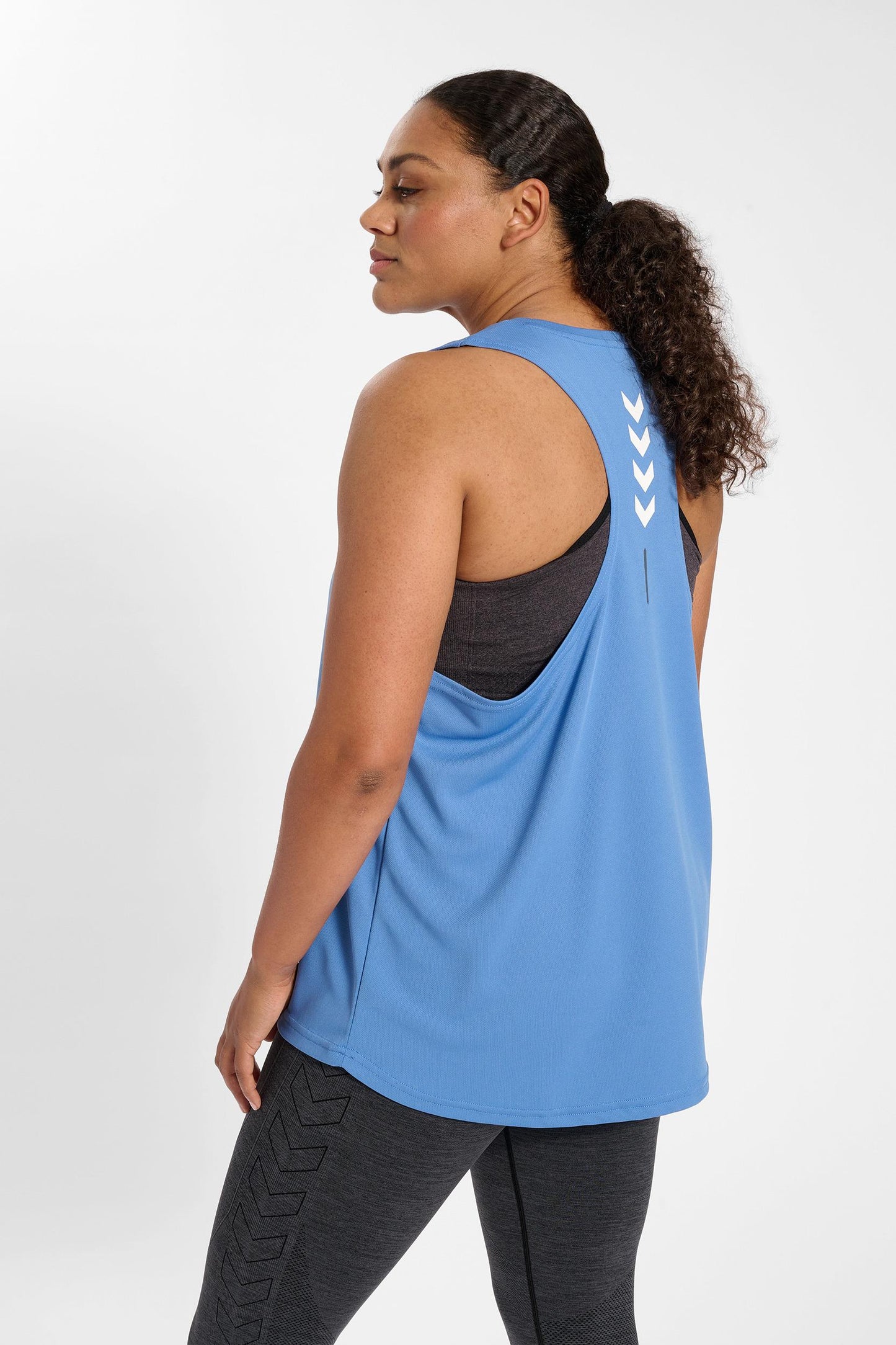 HUMMEL - Hmlte Curvy Tanktop Plus - Riviera