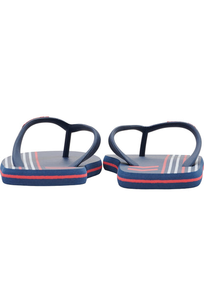 HUMMEL - Multi Stripe Flip Flop Shoes - Black Iris/flame Scarlet