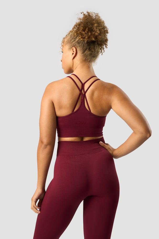 ICANIWILL - Define Seamless Sports Bra - Burgundy