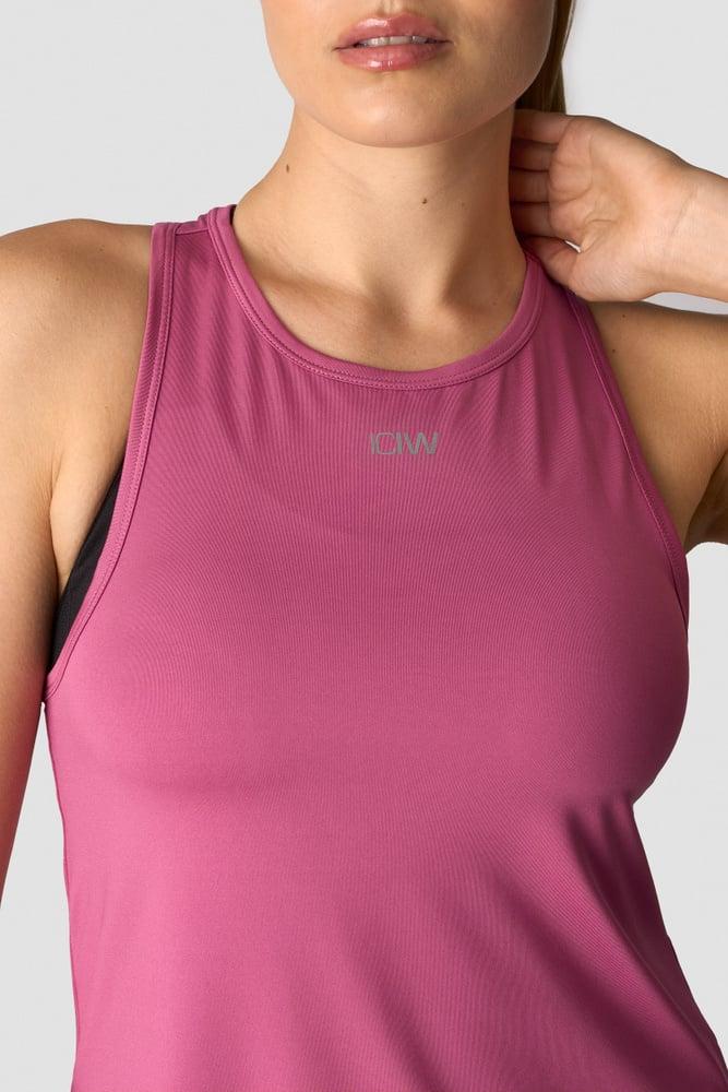 ICANIWILL - High Neck Tank Top - Dark Mauve