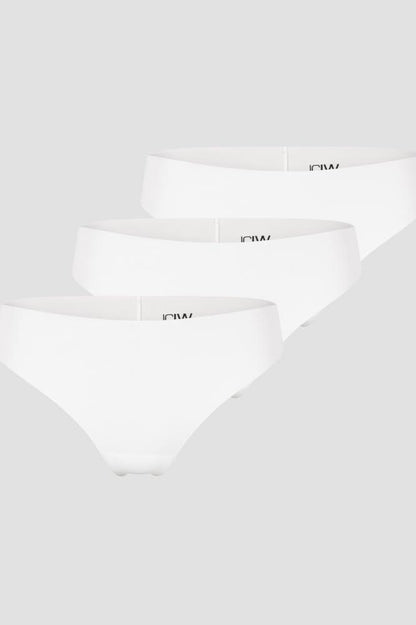 ICANIWILL - Soft Thong 3-pack - White