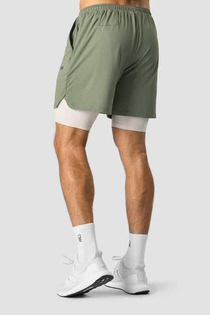 ICANIWILL - Stride 2-in-1 Shorts - Sea Green