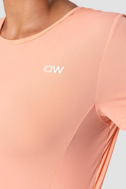 ICANIWILL - Training Cropped T-shirt - Coral