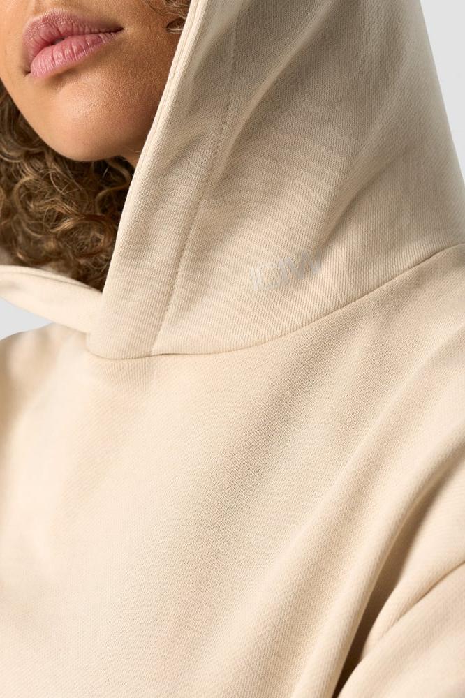 ICANIWILL - Unified Hoodie Print - Beige