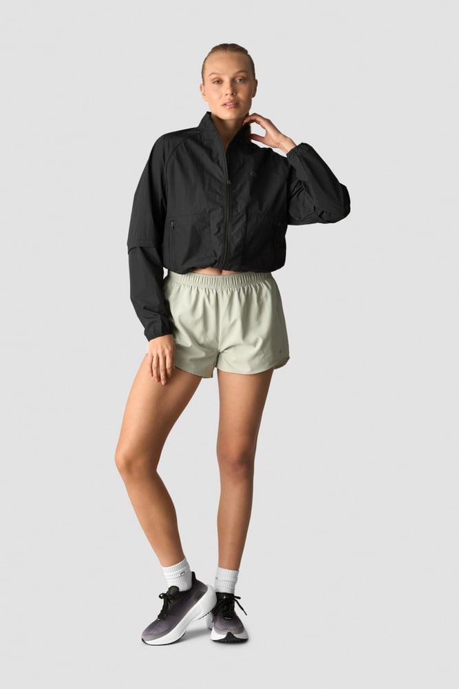 mirage cropped jacket wmn black