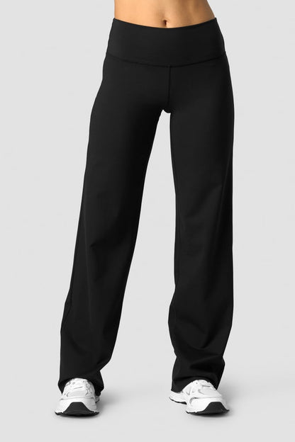 nimble straight leg pants black