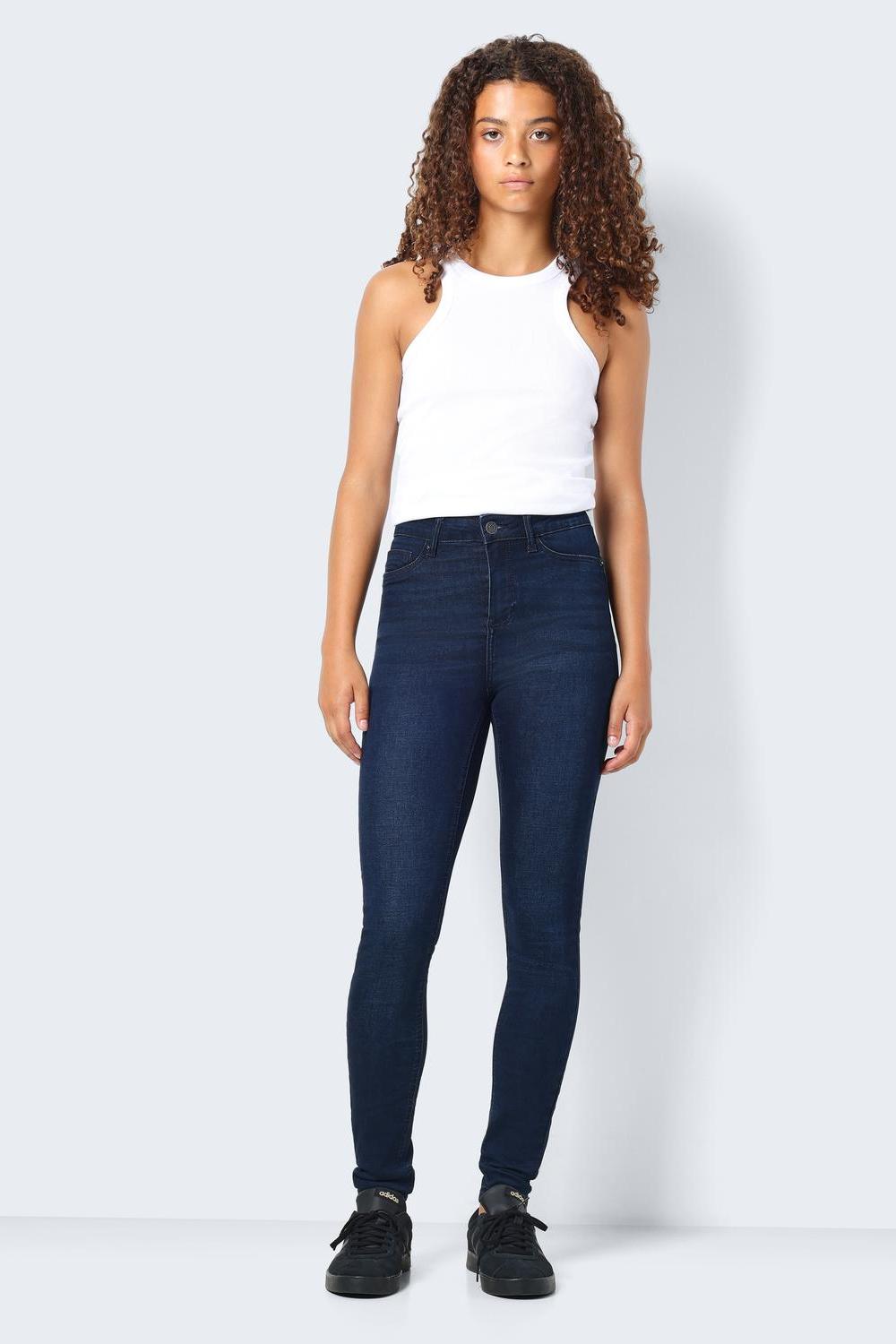 NOISY MAY - Callie Hw Skinny Jeans - Blue