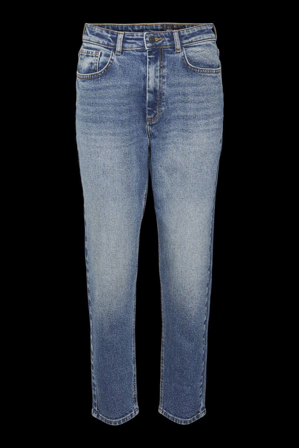 NOISY MAY - Moni Hw Straght Ank Jeans - Blue