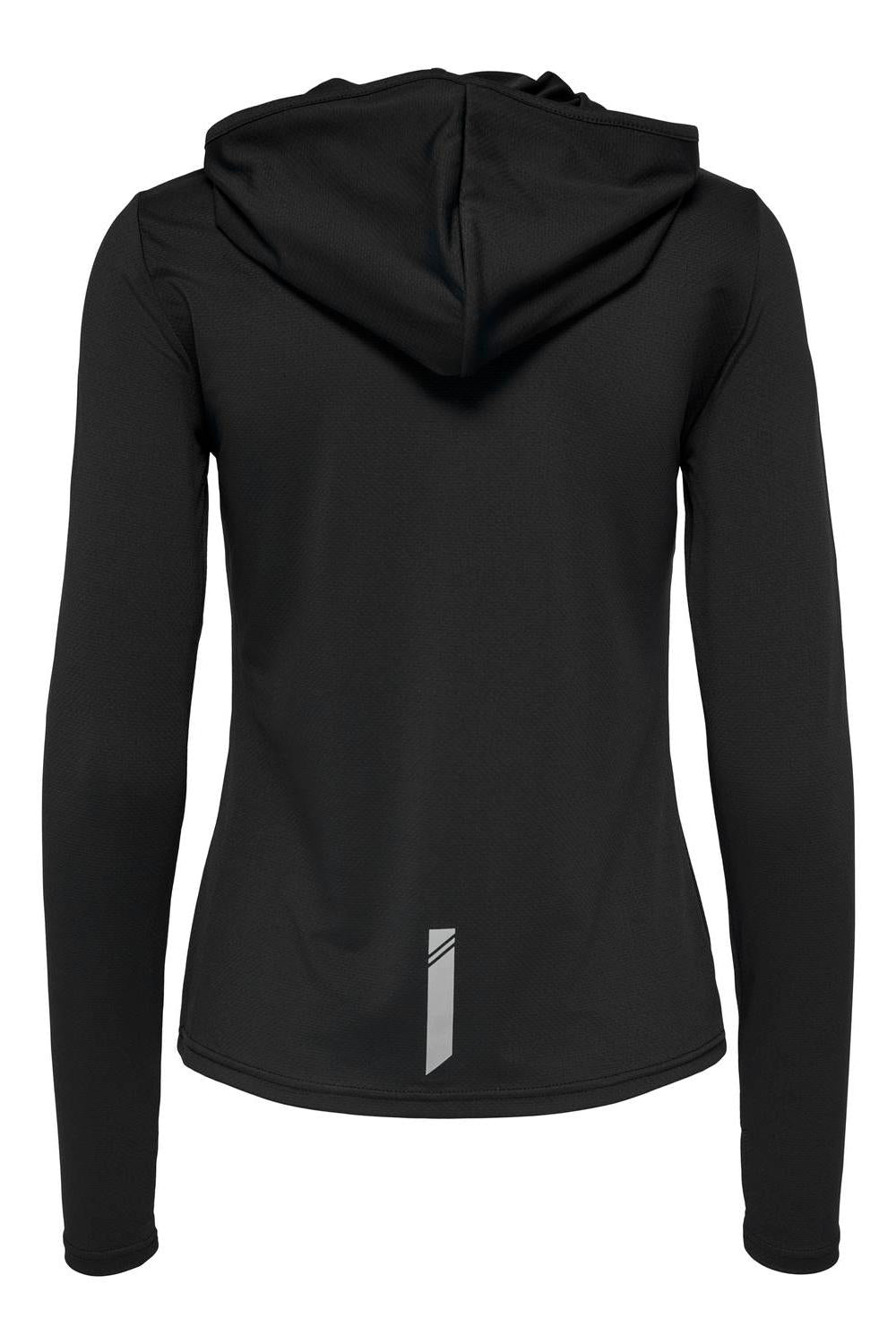 ONLYPLAY - Mila Life Hood Fz Ls Top - Black