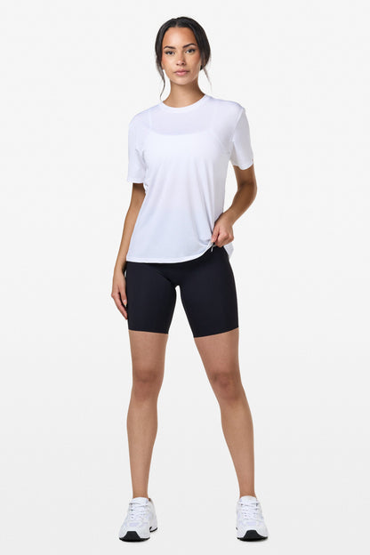 Relaxed Mesh T-Shirt - for kvinde - FAMME - T-Shirt