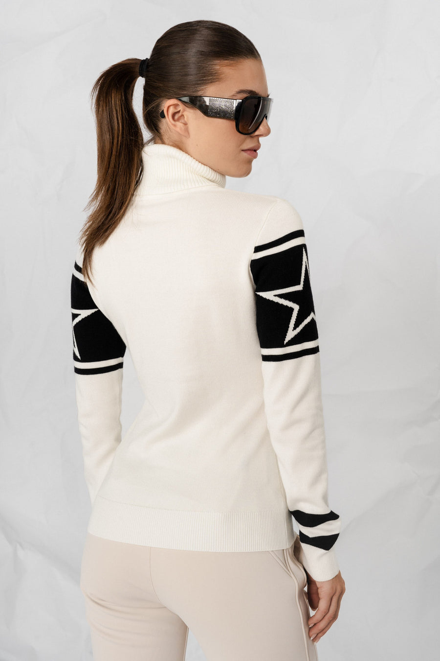 SKI Sweater · White/Black