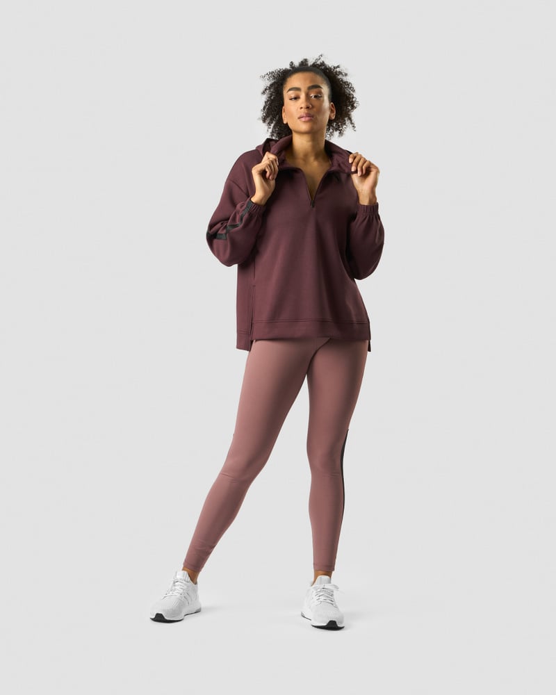 stance hoodie wmn burgundy