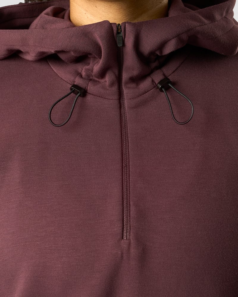 stance hoodie wmn burgundy